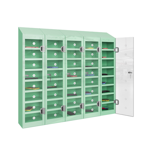 Pure 40 Compartment Phonesafe Locker mint meath