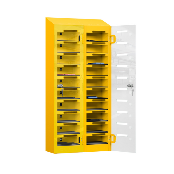 Pure 20 Compartment Phonesafe Plus Locker yellow meath