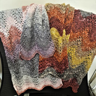 Free  Knitting Pattern - Old Shale Stitch Lace Scarf