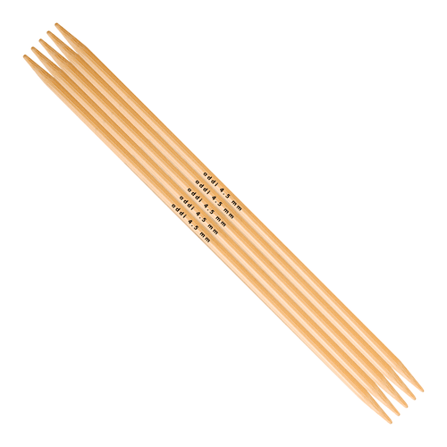 Addi Double Pointed Needles - Bamboo 20cm