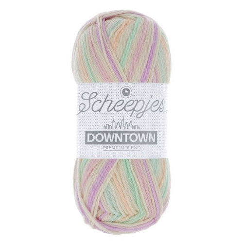 Scheepjes Downtown - 413 Baker's Corner Self Patterning Stripy Sock Yarn