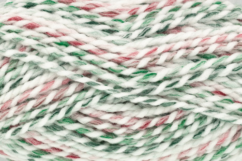 King Cole - Super Chunky Christmas Green/White/Red Wool Blend - 6103 Candy Cane