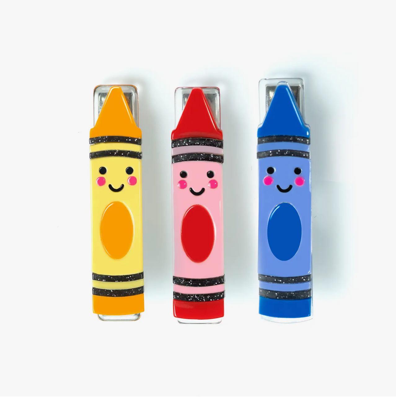 Happy Crayons Primary Colors Alligator Clips