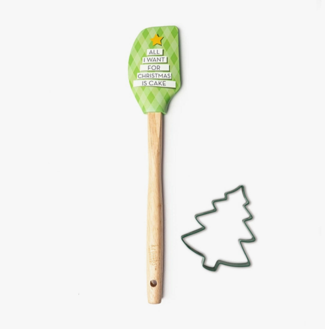 Krumbs Kitchen Christmas Spatula Cookie Cutter Set - All I Want