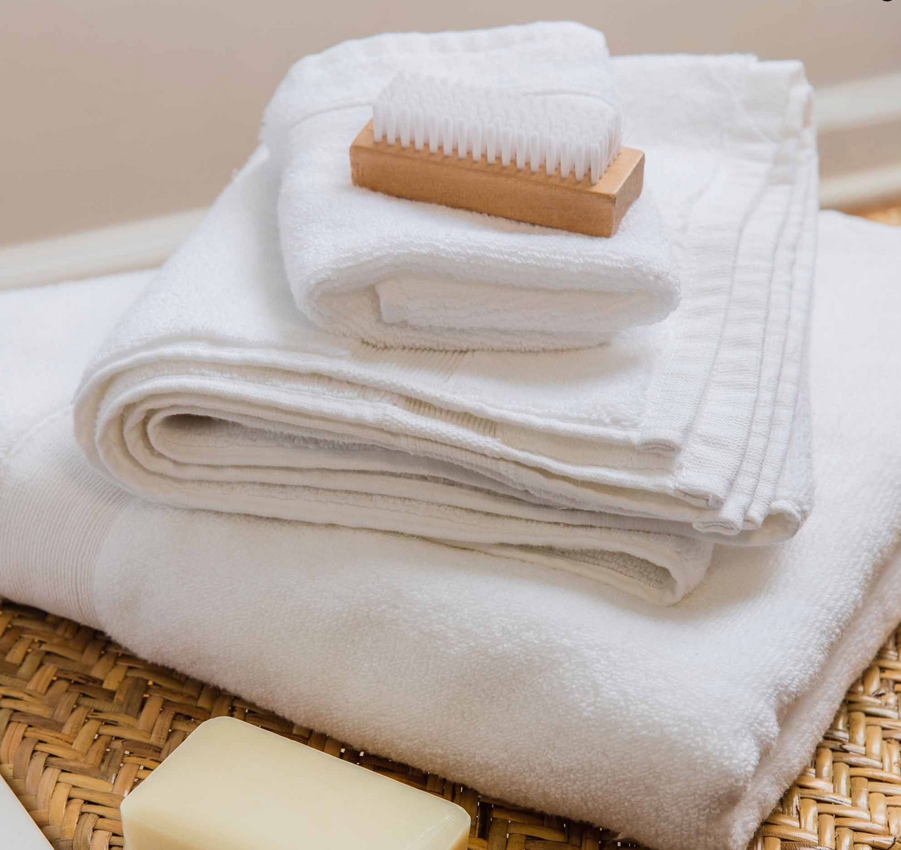 8pc Cotton Bath Towel Set Aqua