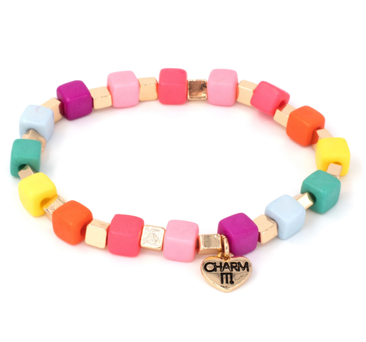 Multi-Colored Frosted Glass Bead String Bracelet(12 PCS) – World End Imports