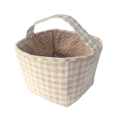 Tan Fabric Basket / Storage Caddy Tan Fabric Basket / Storage Caddy