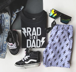Rad Like Dad Lightning Bolt Boy Shorts Rad Like Dad Lightning Bolt Boy Shorts