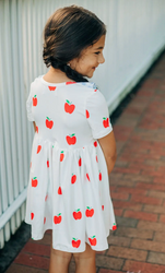 Red Apples Twirl Dress Red Apples Twirl Dress