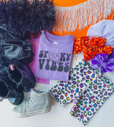 Spooky Vibes Baby Kids Graphic Tee Spooky Vibes Baby Kids Graphic Tee