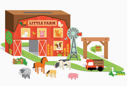Little Farm Wind Up and Go Playset