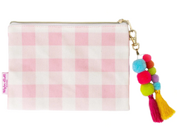 Pink Gingham Pouch by Taylor Elliott Designs Pink Gingham Pouch by Taylor Elliott Designs