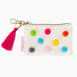 Mini Pom Pom Card Holder Keychain by Taylor Elliott Designs Mini Pom Pom Card Holder Keychain by Taylor Elliott Designs