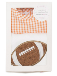 3 Marthas Bib and Burp Box Set - Football 3 Marthas Bib and Burp Box Set - Football