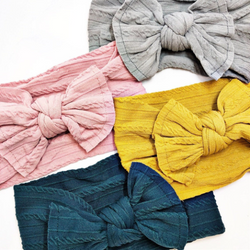 Cable Knit Nylon Headbands