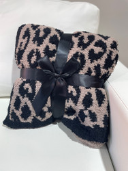 Luxe Graphite Print Blanket Luxe Graphite Print Blanket
