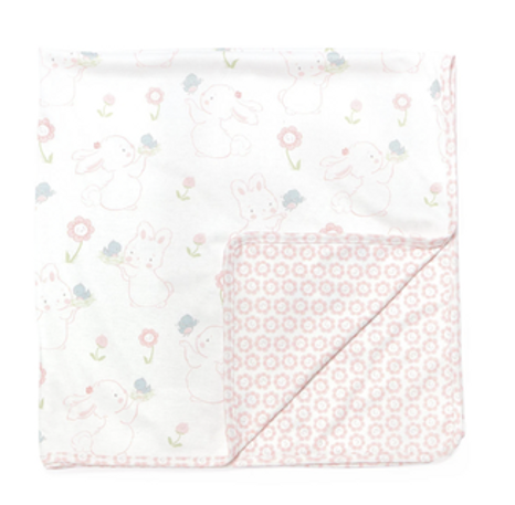 BBTB Blossom Bunny Receiving Blanket BBTB Blossom Bunny Receiving Blanket