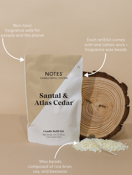 NOTES Sustainable Candle Refill Kit