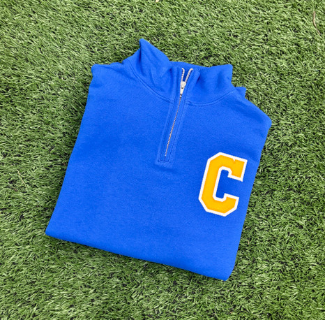 Carmel Varsity Letter 1/4 Zip - Adult