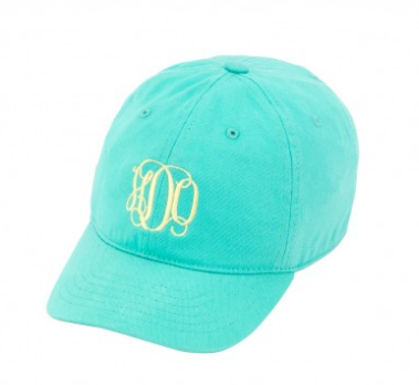 monogrammed kids hats