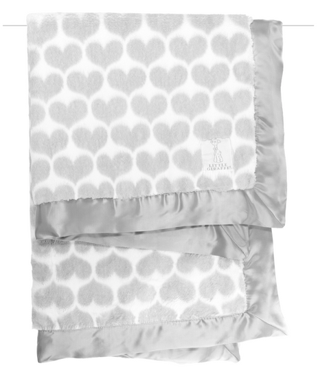 monogrammed little giraffe blanket