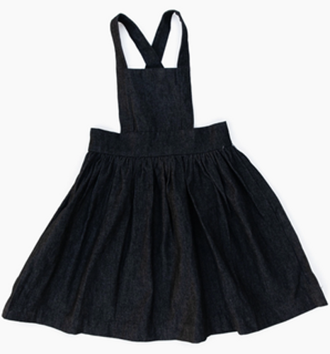 Buy Women Denim Pinafore Midi Dress - A-Line Dresses Online India - FabAlley