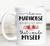 I Live in a Mad House White Ceramic Mug - 11 oz