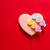 Multi Candy Hearts Alligator Clips