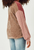 Girls Textured Chenille Color Block Long Sleeve Top