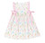 Easter Eggs Dress with Pink Gingham