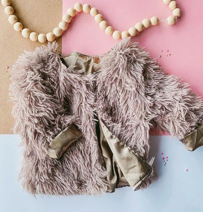 Shaggy Jacket - Taupe