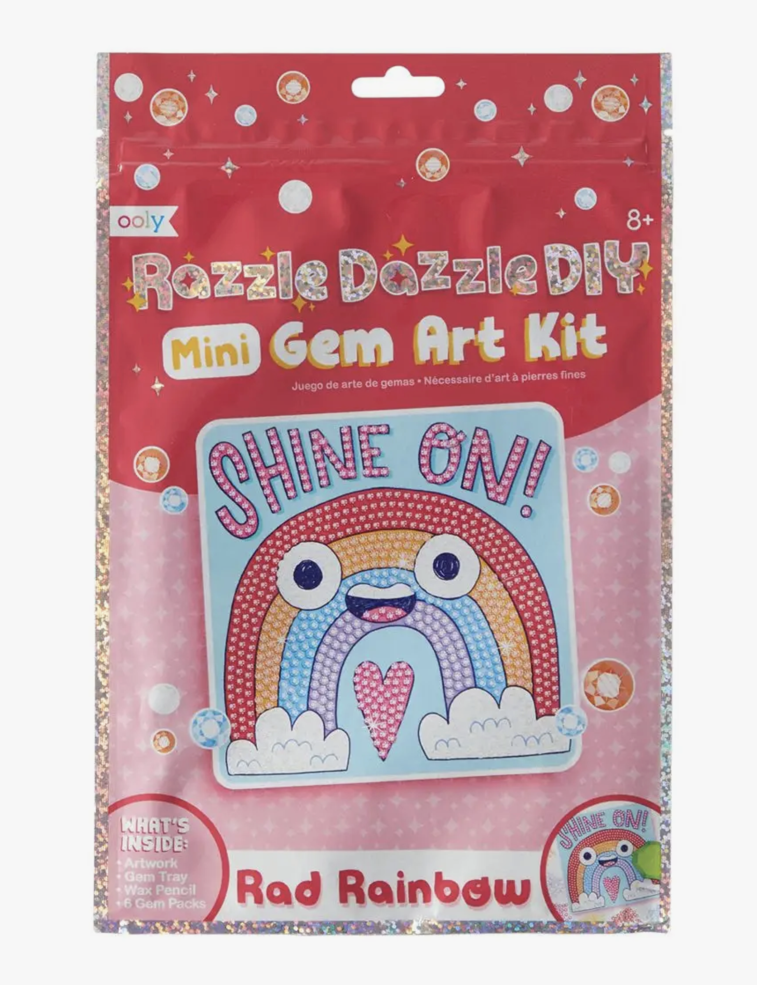 Razzle Dazzle D.I.Y. Mini Gem Art Kit: Rad Rainbow