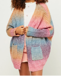 トップス unused 19AW 5G border knit cardigan Women's