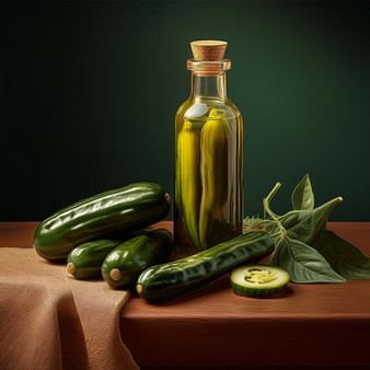 Cucumber Jalepeno Raw Living Mother Vinegar