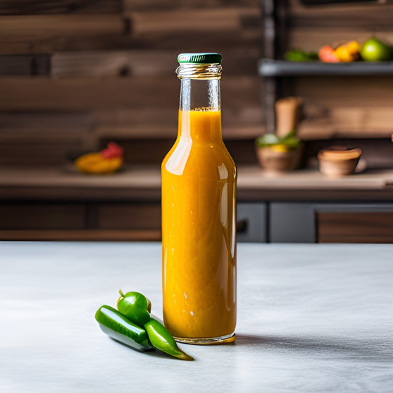 Mango Jalepeno Raw Living Vinegar