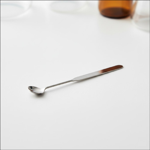 0.1 mL Stainless Steel Dual Utility Micro Spoon with Spatula