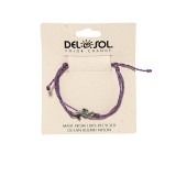 Purple Sea Horse Eco Bracelet indoor