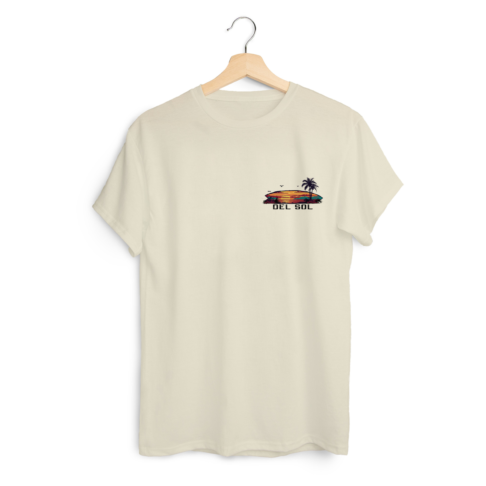 Mens Surfboard Scene ColorChanging Mens TShirt Del Sol