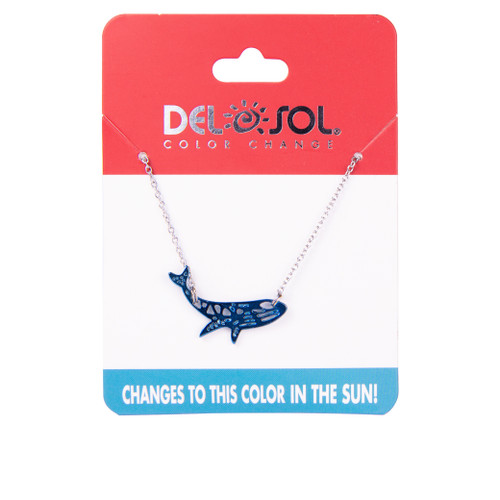Blue Whale Pendant Necklace outdoor