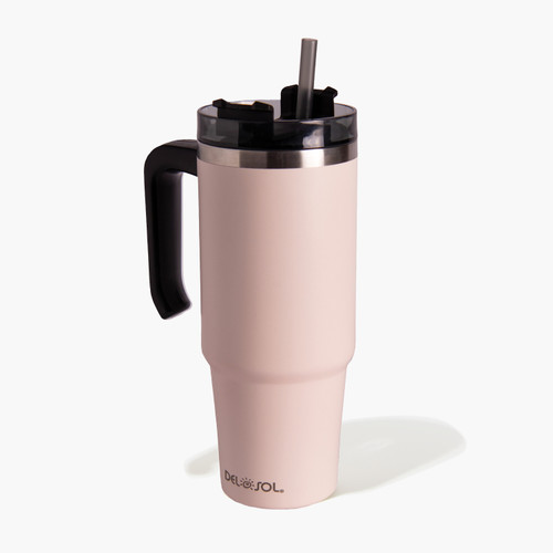 Tumbler Mug - White to Pink indoor
