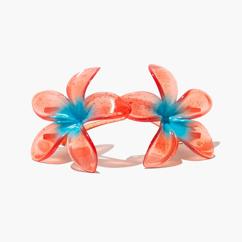plumeria 2 pack hair clips blue and red outdoor plumeria 2 pack hair clips blue and red outdoor