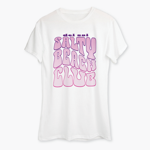 womens salty beach club tee white indoor womens salty beach club tee white indoor