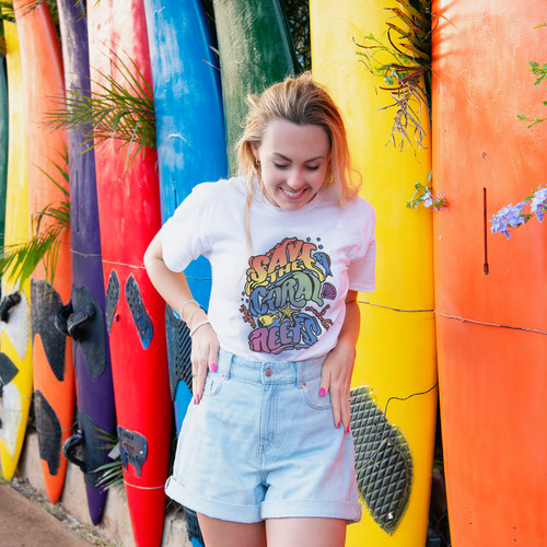womens save the reefs eco tee lifestyle womens save the reefs eco tee lifestyle