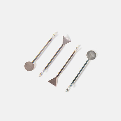 Triangle and Circle Hair Pins indoor Triangle and Circle Hair Pins indoor