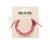 Pink Flower Eco Bracelet outdoor