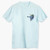 mens marlin scene ice blue tee outdoor