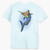 mens marlin scene ice blue tee outdoor