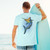 mens marlin scene ice blue tee lifestyle