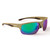 danger zone sunglasses showing light green color without sun