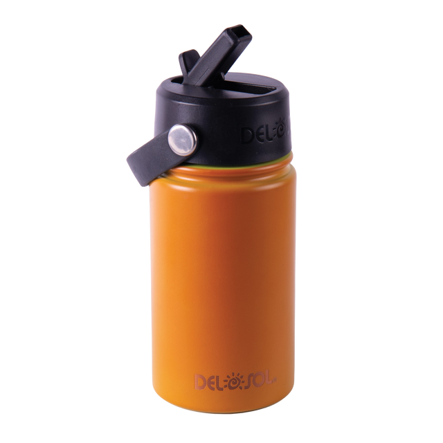 Product image for Kids Water Bottle - Green to Orange with Sun